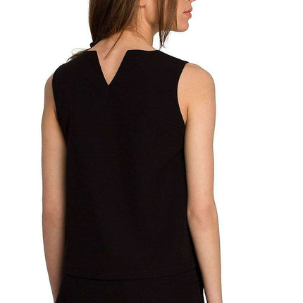 Chic Sleeveless Trapeze Top