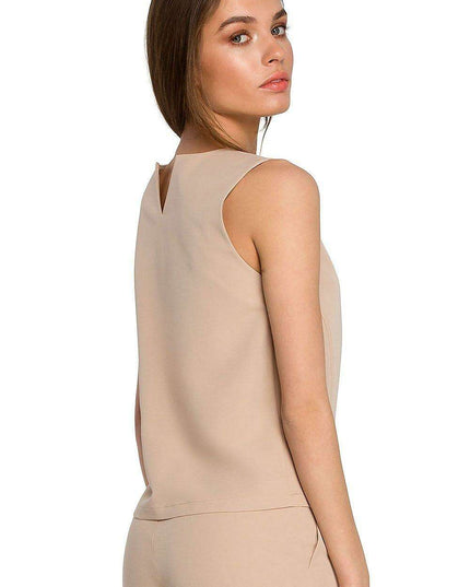 Chic Sleeveless Trapeze Top