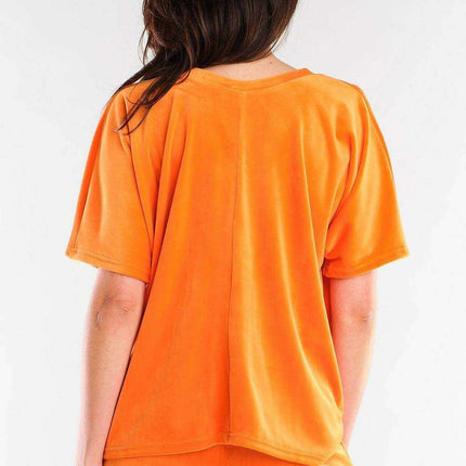 Luxurious Velour Lounge Set with Matching Tee A416 - Elegant Polish Craftsmanship for Ultimate Relaxation