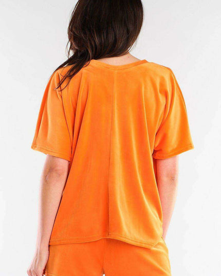 Luxurious Velour Lounge Set with Matching Tee A416 - Elegant Polish Craftsmanship for Ultimate Relaxation