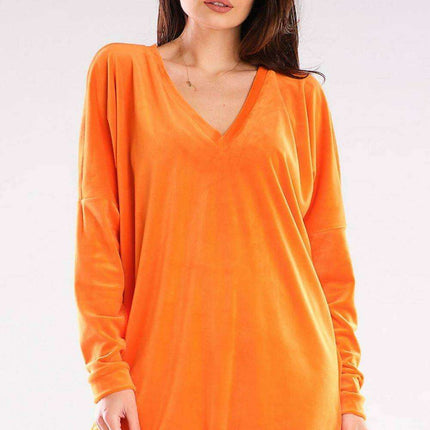 Elegant Velvet Heart-Neck Dress