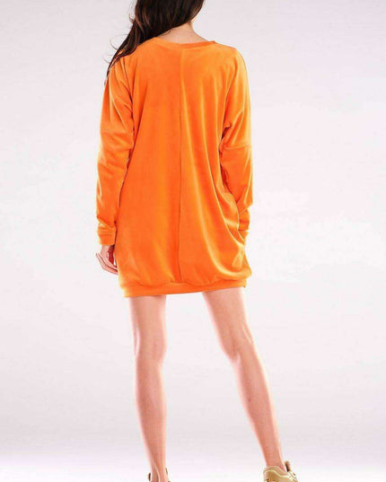 Elegant Velvet Heart-Neck Dress