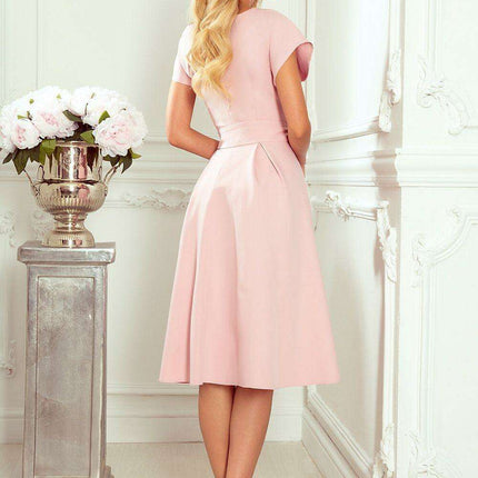 Fuchsia Brocade Scarlett Evening Gown by Numoco