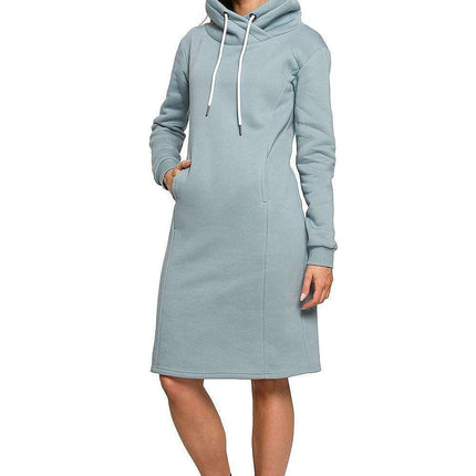 Chic High Neck Knit Dress for Ultimate Winter Comfort