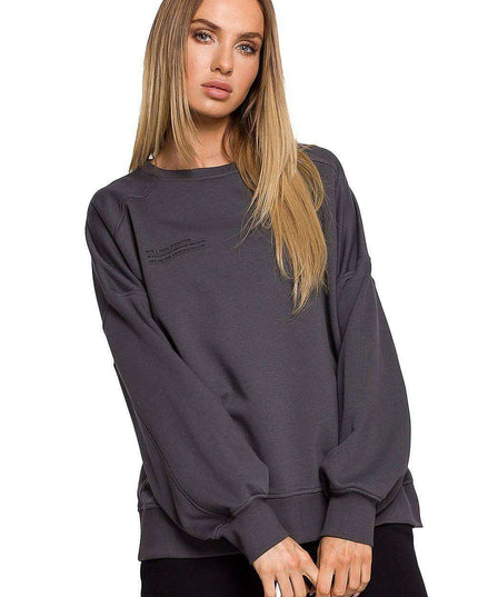 Unique MOE Statement Oversized Cotton Sweatshirt