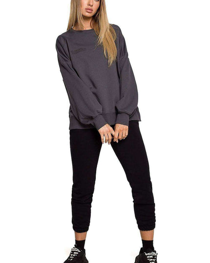 Unique MOE Statement Oversized Cotton Sweatshirt