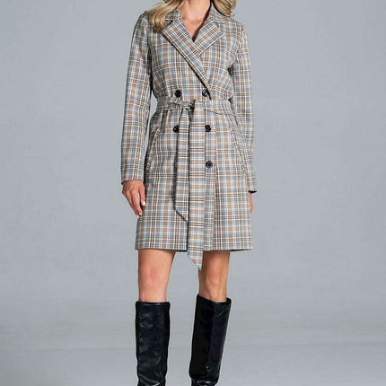 Chic Belted Autumn Trench Coat