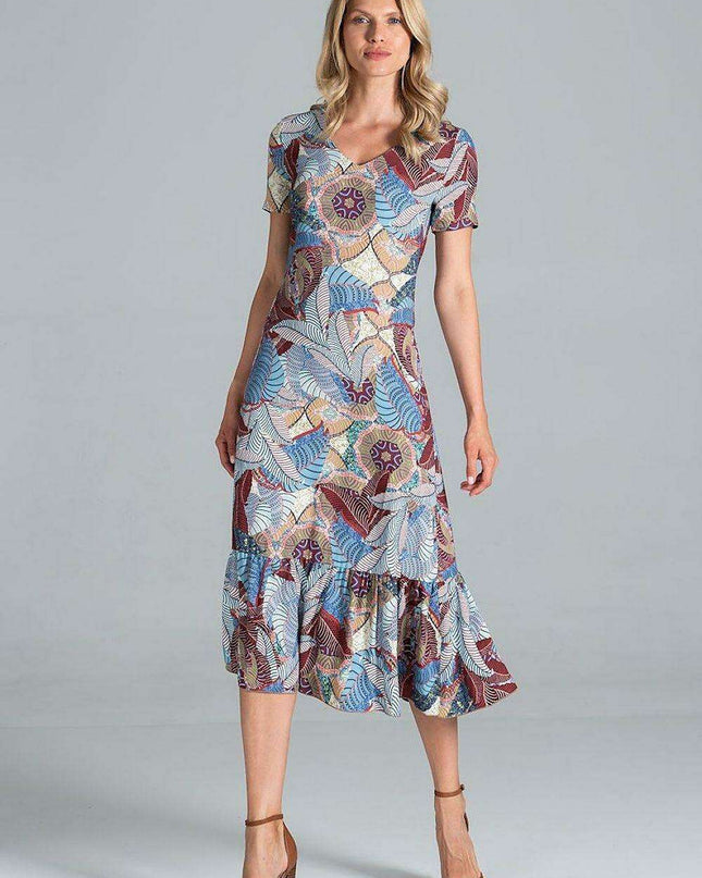 Elegant A-Line Midi Dress