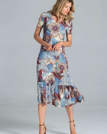 Elegant A-Line Midi Dress