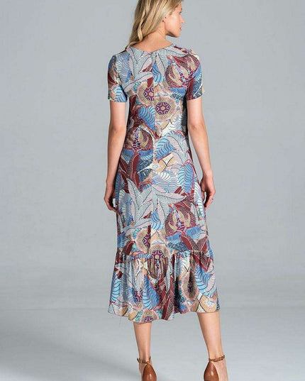 Elegant A-Line Midi Dress