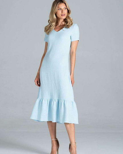 Elegant A-Line Midi Dress