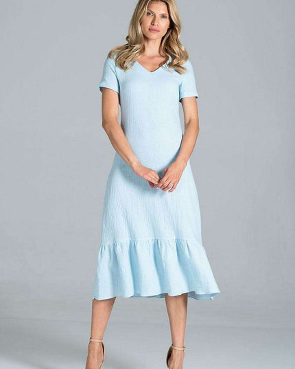 Elegant A-Line Midi Dress