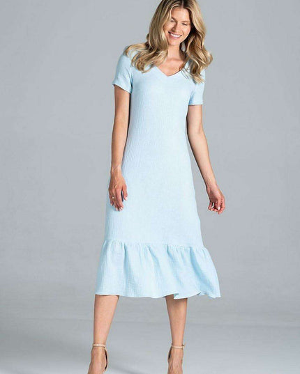 Elegant A-Line Midi Dress