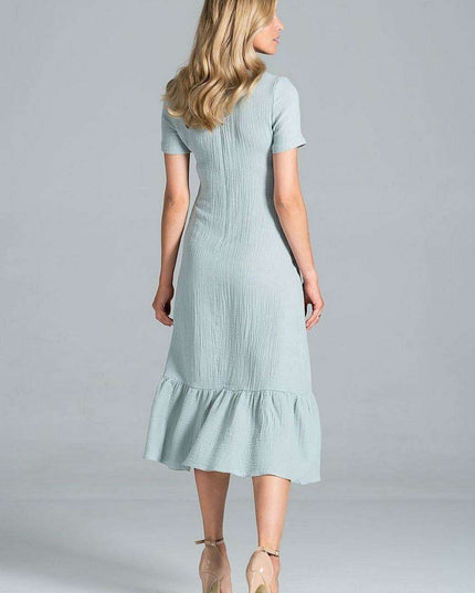 Elegant A-Line Midi Dress