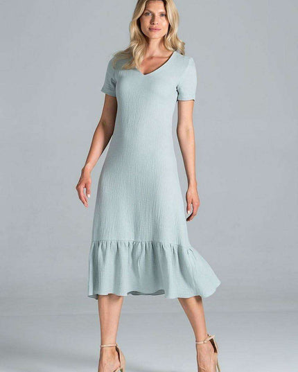 Elegant A-Line Midi Dress
