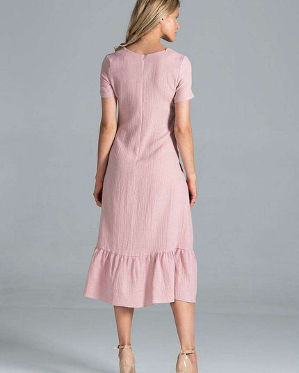 Elegant A-Line Midi Dress