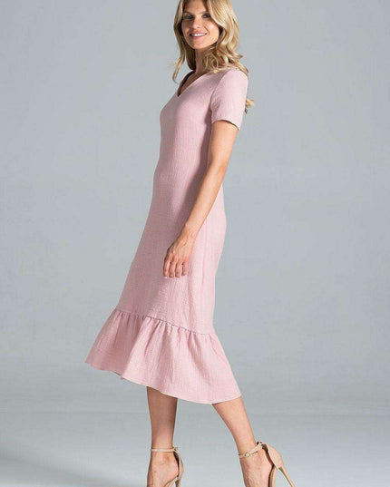 Elegant A-Line Midi Dress