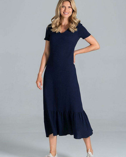 Elegant A-Line Midi Dress
