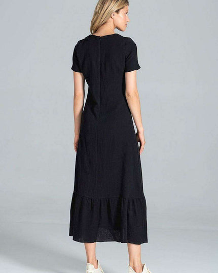 Elegant A-Line Midi Dress