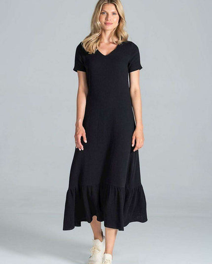 Elegant A-Line Midi Dress