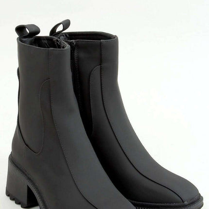 Chic Square Toe Heel Boots Model 157794