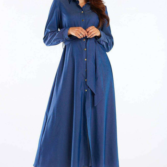 Elevated Casual Maxi Shirt Dress for Every Occasion