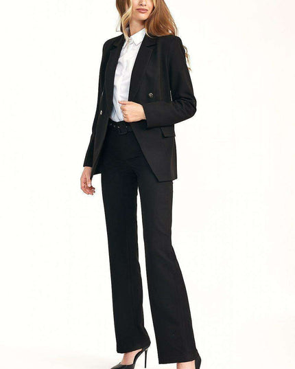 Sophisticated Autumn Chic Double Breasted Coat For Women