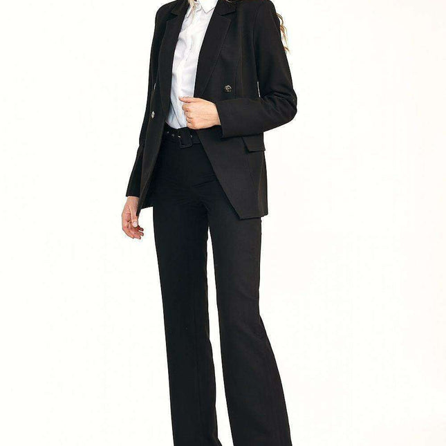 Sophisticated Autumn Chic Double Breasted Coat For Women