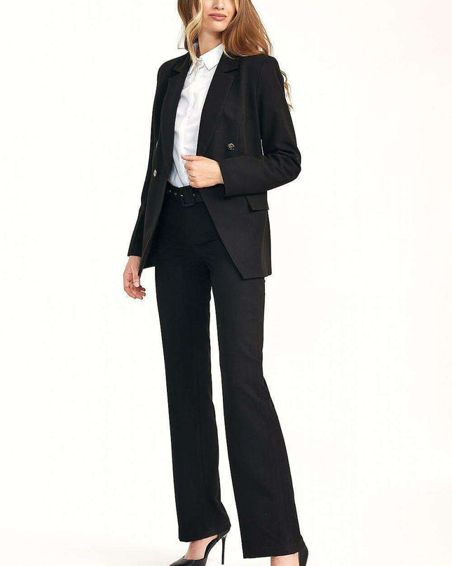 Sophisticated Autumn Chic Double Breasted Coat For Women