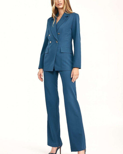 Sophisticated Autumn Chic Double Breasted Coat For Women