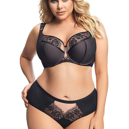 Gorsenia Lingerie Women's Comfort Fit Lace Trim Panties - Soft & Breat