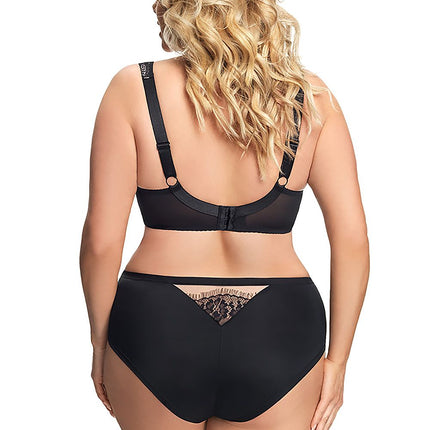 Gorsenia Lingerie Semi-Soft Bra with Adjustable Straps & Lace Details