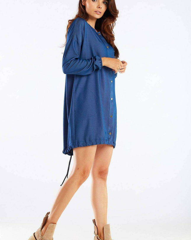 Versatile Customizable Denim Dress for Effortless Everyday Style