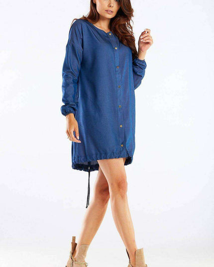Versatile Customizable Denim Dress for Effortless Everyday Style