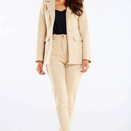 Sophisticated High-Waisted Tailored Pants for Women