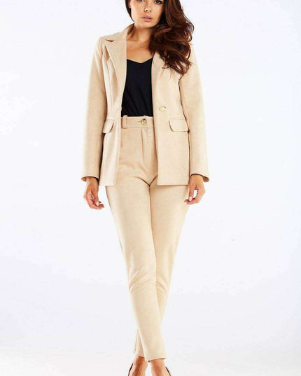 Sophisticated High-Waisted Tailored Pants for Women