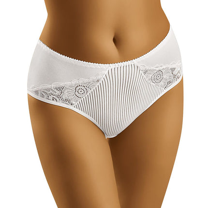 Wolbar Women's Comfortable Lace Trim Panties - Soft Cotton Blend
