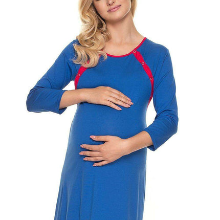Maternity Chic Nightgown with Convenient Nursing Access
