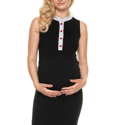 Breastfeeding-Friendly Sleeveless Daydress with Peekaboo Design