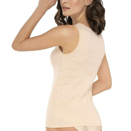 Lace-Adorned Cotton Top