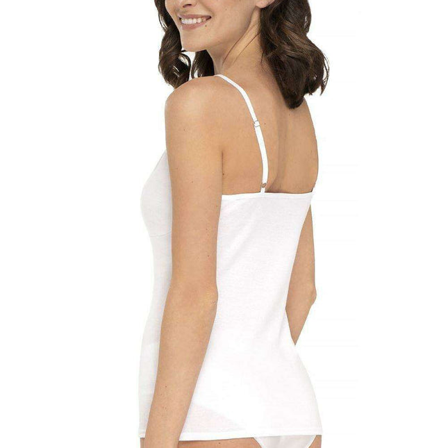 Delicate Lace-Trimmed Cotton Blouse