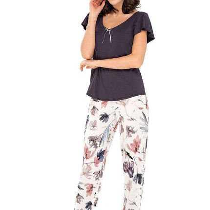 Peony Blossom Viscose Pajama Set