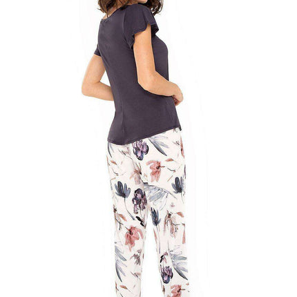 Peony Blossom Viscose Pajama Set