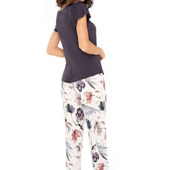 Peony Blossom Viscose Pajama Set