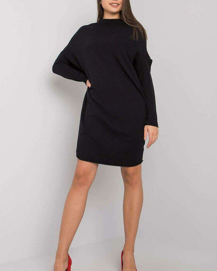 Black Long Sleeve Knit Dress for All Occasions