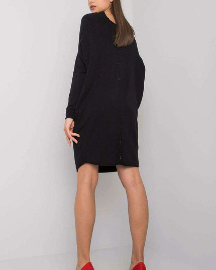 Black Long Sleeve Knit Dress for All Occasions