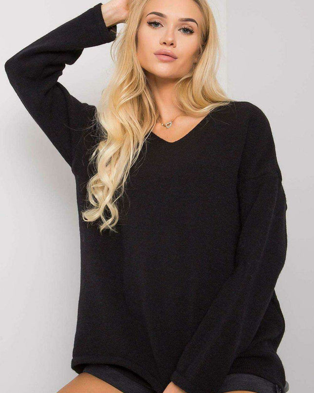 Cozy Oversized Light Grey Knit Sweater