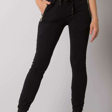 Chic Light Beige Women's Lounge Pants with Functional Pockets