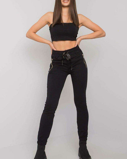 Chic Light Beige Women's Lounge Pants with Functional Pockets