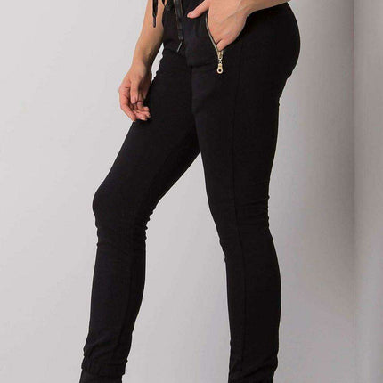 Chic Light Beige Women's Lounge Pants with Functional Pockets